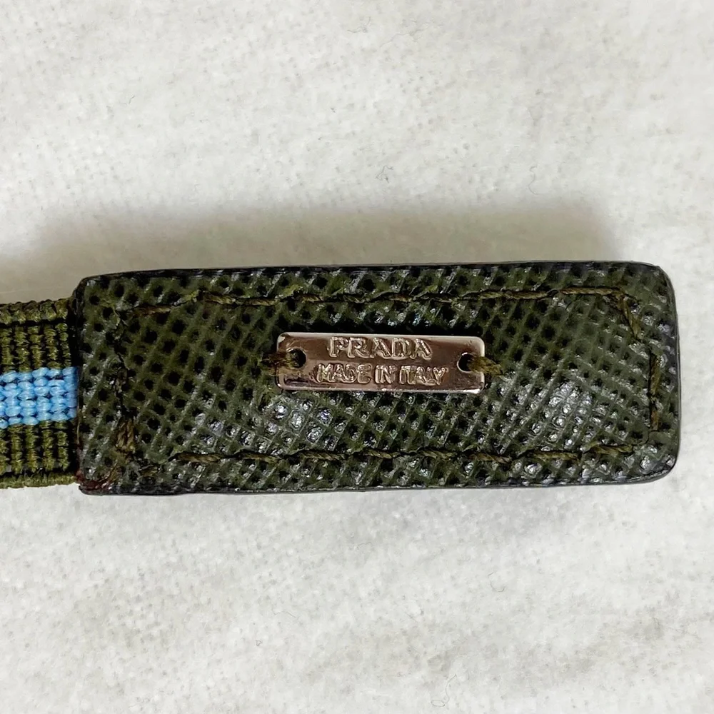 Prada Rare Couture Multi Feather Snap Bracelet